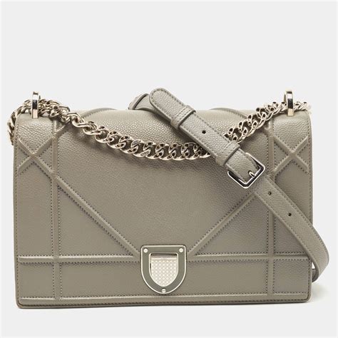 dior grey bag|dior diorama flap bag.